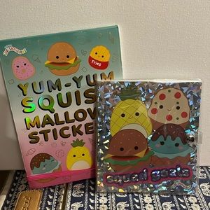 Squishmallows | Sticker and Mini Notebook Bundle